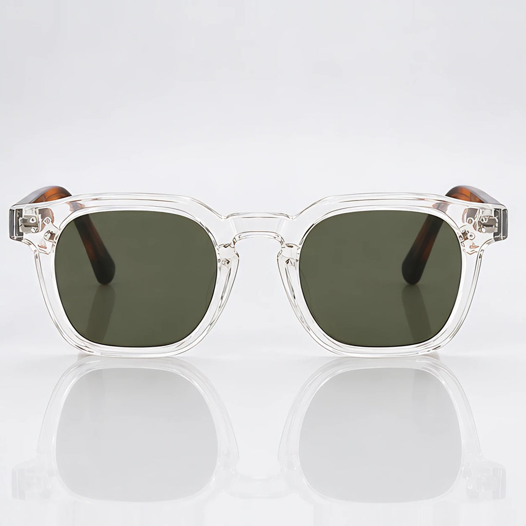 Aurevio Full-Rim Square Sunglasses - Clear - sunglasses - Eric Muller - Image 2