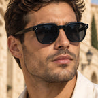 Aurevio Full-Rim Square Sunglasses - Black - square sunglasses - Eric Muller - Image 3