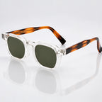 Aurevio Full-Rim Square Sunglasses - Clear - Accessories > Sunglasses > Square Sunglasses - Eric Muller - Image 1