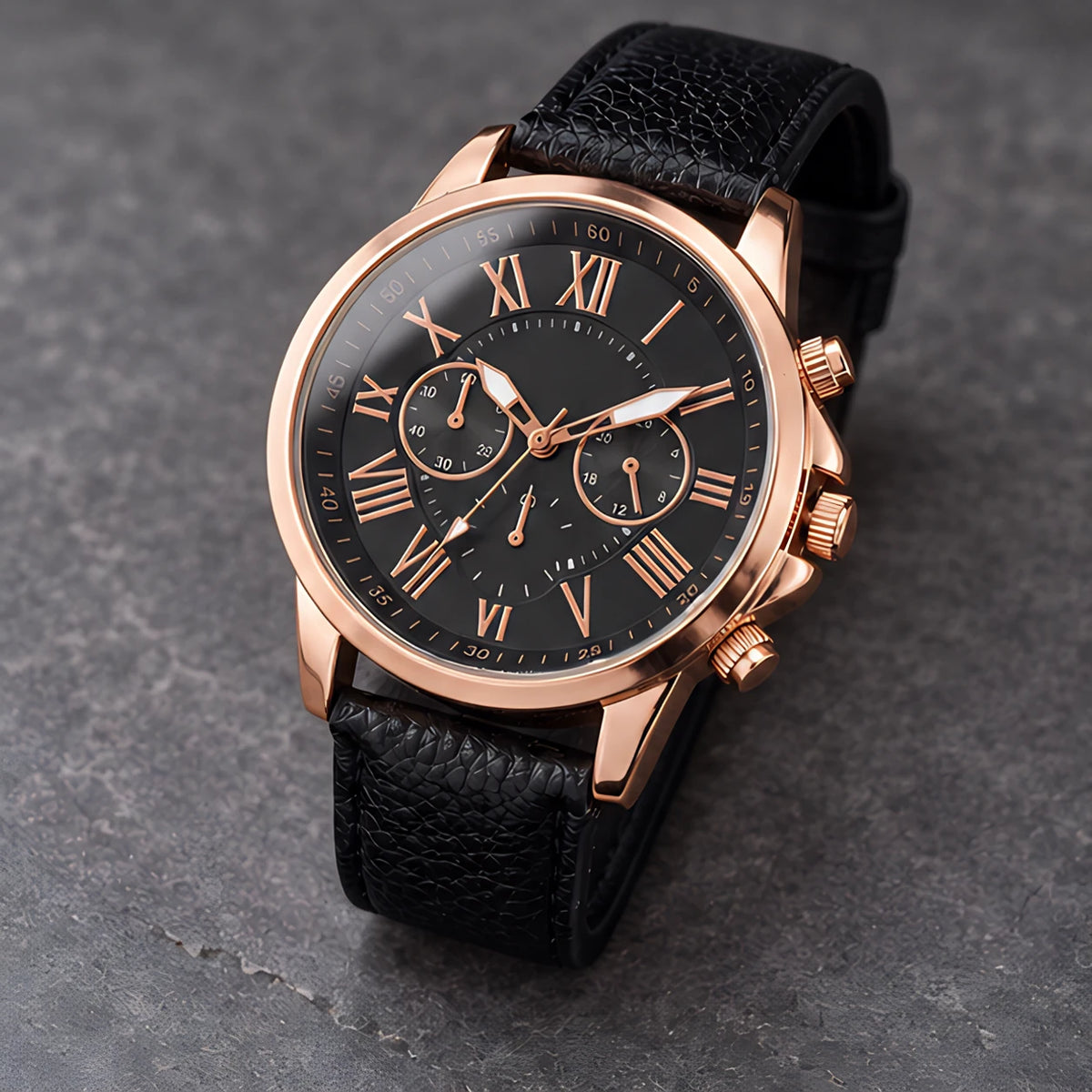 Avelisse Women's Round-Dial Quartz Watch - Black - Women's Accessories > Watches > Quartz Watches - Eric Muller - Image 2
