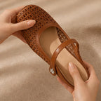 Avessa Orthopedic Mule Flats - Brown - orthopedic support - Eric Muller - Image 4