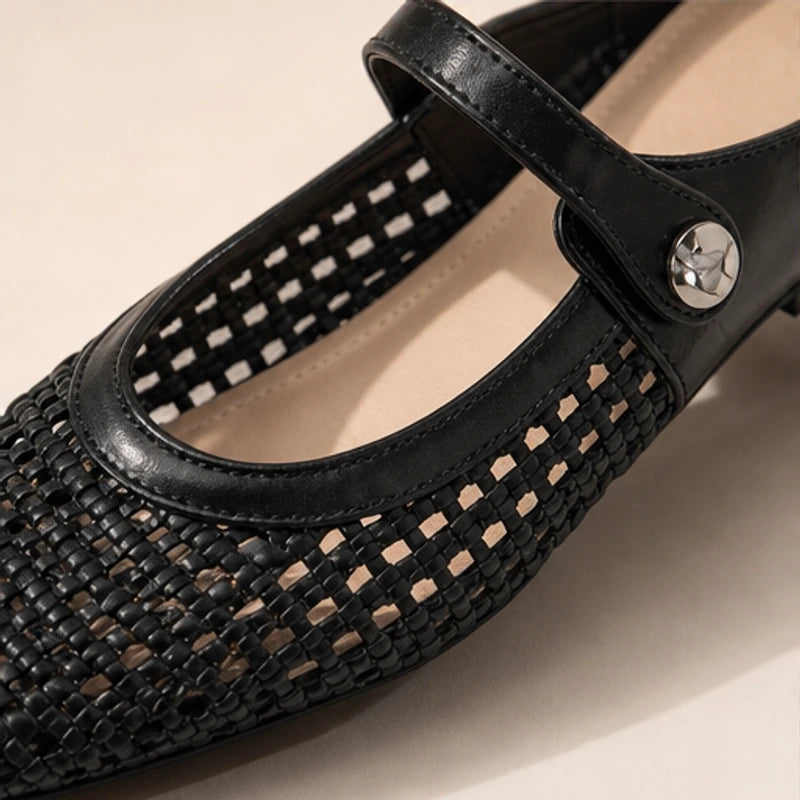 Avessa Orthopedic Mule Flats - Black - women's flats - Eric Muller - Image 2