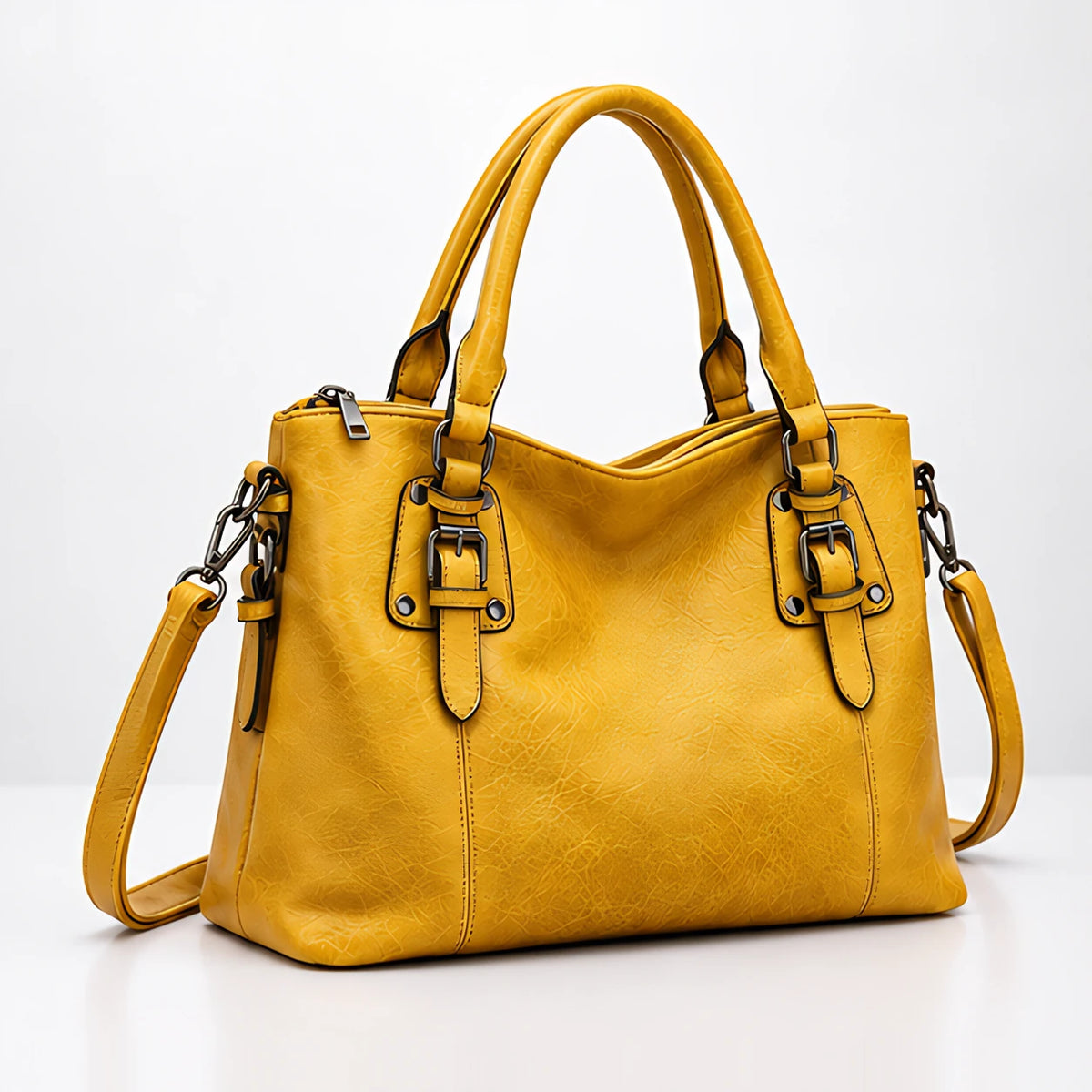 Bellara Women's Double-Handle Handbag - Yellow - Women's Accessories > Bags > Double-Handle Handbags - Eric Muller - Image 1