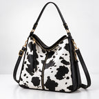Bellcourt Women's Animal-Print Leather Tote with Matching Wristlet - Charcoal - Accessories > Handbags > Tote Bags - Eric Muller - Image 2