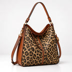 Bellcourt Women's Animal-Print Leather Tote with Matching Wristlet - Leopard - Accessories > Handbags > Tote Bags - Eric Muller - Image 1