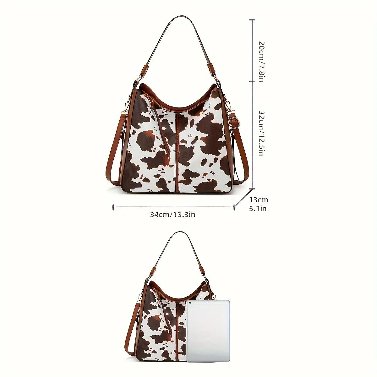 Bellcourt Women's Animal-Print Leather Tote with Matching Wristlet - Accessories > Handbags > Tote Bags - Eric Muller - Image 2