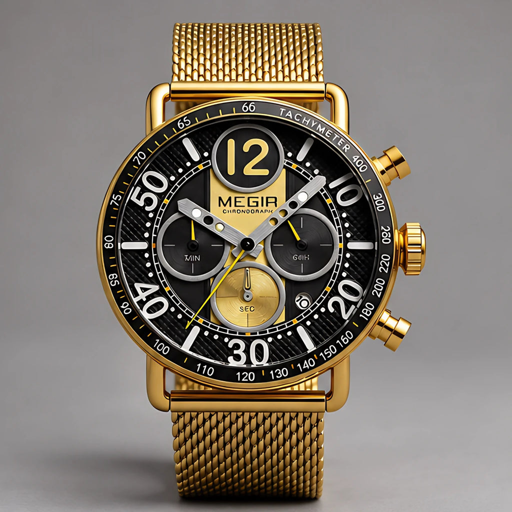 Belmont Men's Classic Chronograph Watch 44mm - Executive - Accessories > Watches > Chronograph Watches - Eric Muller - Image 2