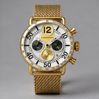Belmont Men's Classic Chronograph Watch 44mm - Classic Sterling - Accessories > Watches > Chronograph Watches - Eric Muller - Image 2