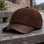 Bramwell Men's Genuine Leather Baseball Cap - Brown - Accessories > Hats > Baseball Caps - Eric Muller - Image 2