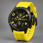 Bravik Men's Chronograph Watch 47mm - Canary Yellow - Accessories > Watches > Chronograph Watches - Eric Muller - Image 1