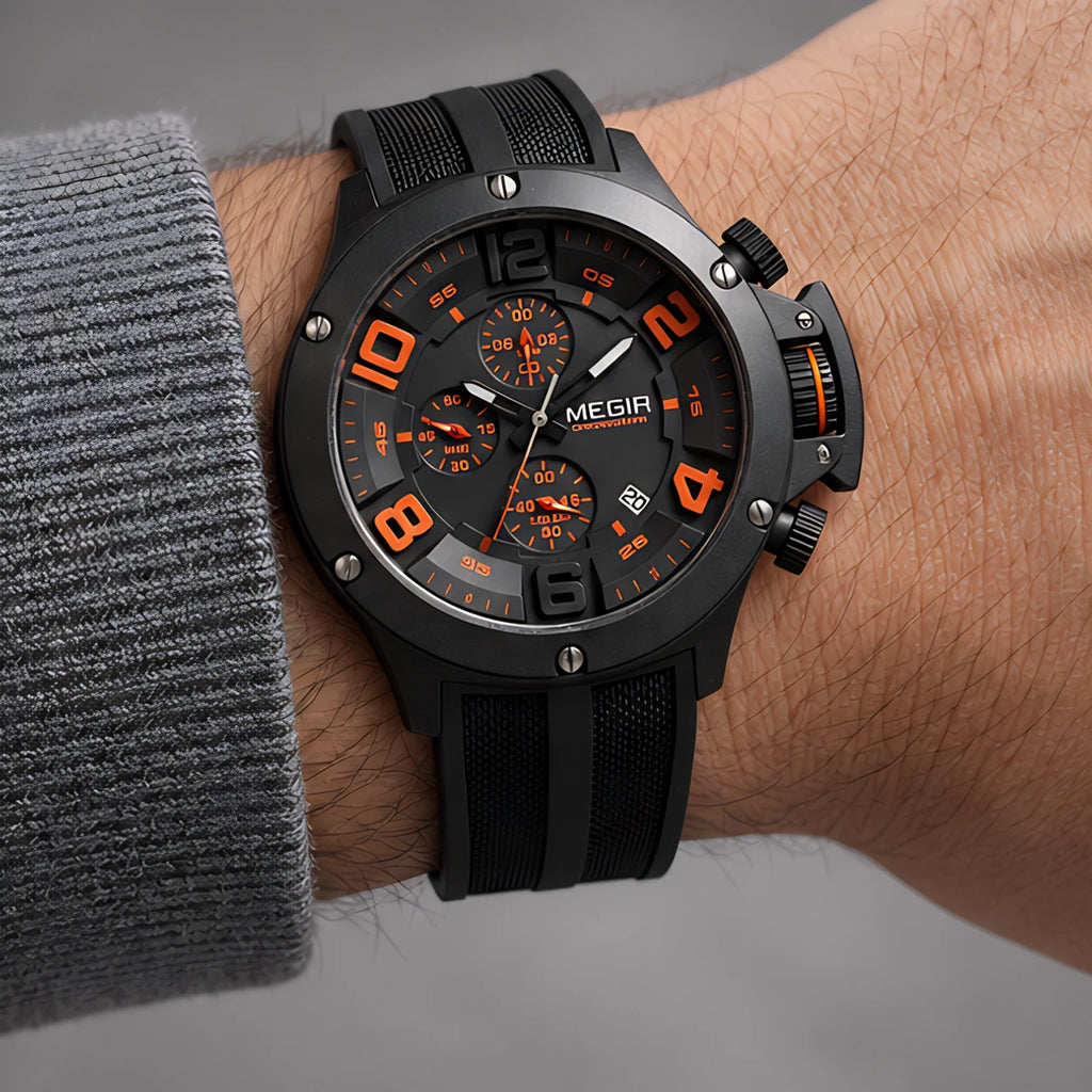 Bravik Men's Chronograph Watch 47mm - Charcoal - male - Eric Muller - Image 3