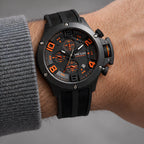 Bravik Men's Chronograph Watch 47mm - Charcoal - male - Eric Muller - Image 3