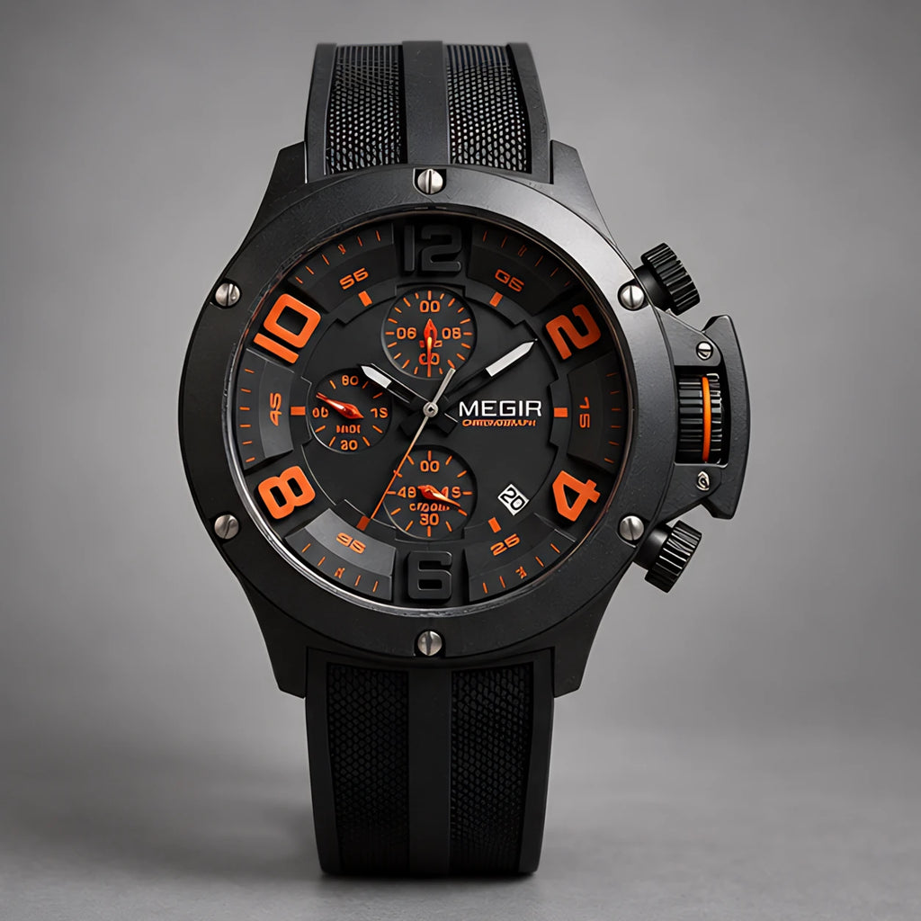 Bravik Men's Chronograph Watch 47mm - Charcoal - Accessories > Watches > Chronograph Watches - Eric Muller - Image 2