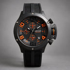 Bravik Men's Chronograph Watch 47mm - Charcoal - Accessories > Watches > Chronograph Watches - Eric Muller - Image 2