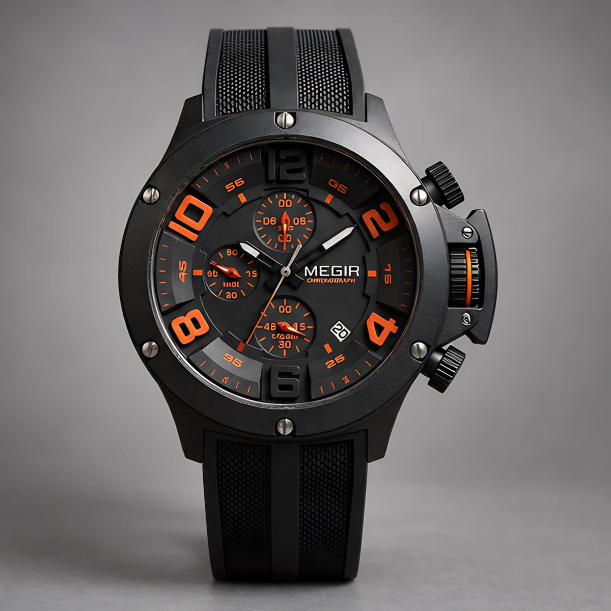Bravik Men's Chronograph Watch 47mm - Charcoal - Accessories > Watches > Chronograph Watches - Eric Muller - Image 2
