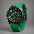 Bravik Men's Chronograph Watch 47mm - Forest Green - Accessories > Watches > Chronograph Watches - Eric Muller - Image 1