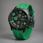 Bravik Men's Chronograph Watch 47mm - Forest Green - Accessories > Watches > Chronograph Watches - Eric Muller - Image 1