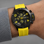 Bravik Men's Chronograph Watch 47mm - Canary Yellow - male - Eric Muller - Image 3