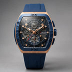 Braxley Men's Tonneau Chronograph Watch 49mm - Royal Blue - Accessories > Watches > Chronograph Watches - Eric Muller - Image 2