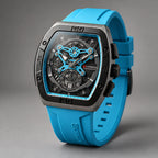 Braxley Men's Tonneau Chronograph Watch 49mm - Hyper Blue - Accessories > Watches > Chronograph Watches - Eric Muller - Image 1