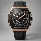 Braxley Men's Tonneau Chronograph Watch 49mm - Charcoal - Accessories > Watches > Chronograph Watches - Eric Muller - Image 2