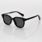 Briselle Women's Sculpted Square Sunglasses - Black - Accessories > Eyewear > Rounded Square Sunglasses - Eric Muller - Image 1