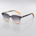 Briselle Women's Sculpted Square Sunglasses - Dark Gray - Accessories > Eyewear > Rounded Square Sunglasses - Eric Muller - Image 1
