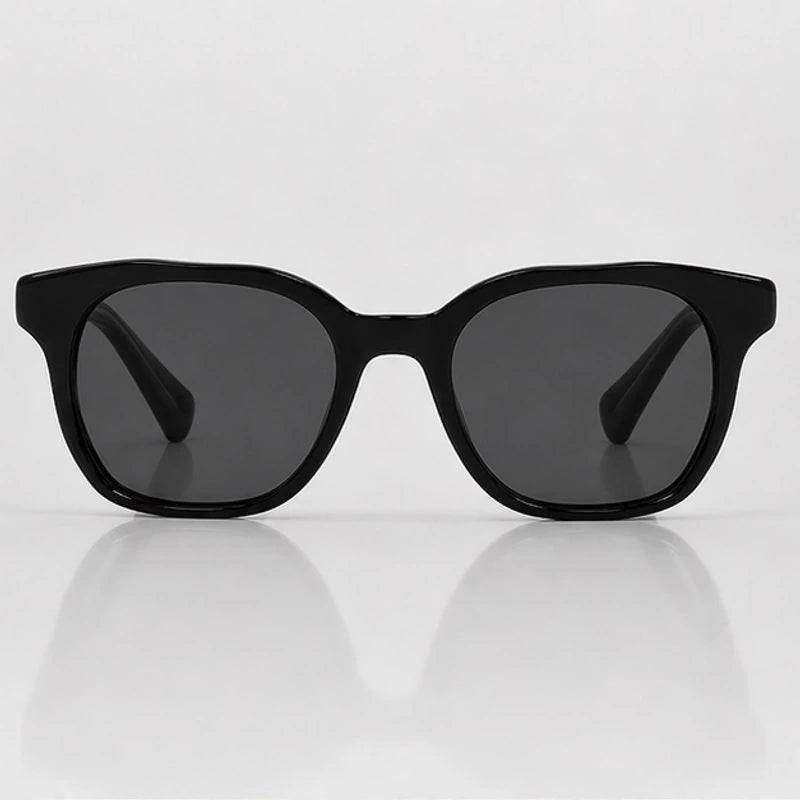 Briselle Women's Sculpted Square Sunglasses - Black - sunglasses - Eric Muller - Image 2