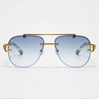 Caius Rimless Aviator Shades - Dusk - sunglasses - Eric Muller - Image 2