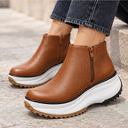 Calanthe Women's Platform Wedge Ankle Boots - Brown - Women's Footwear > Boots > Platform Ankle Boots - Eric Muller - Image 3