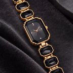 Calienne Women's Gemstone Bracelet Quartz Watch - Black - Accessories > Watches > Bracelet Watches - Eric Muller - Image 2