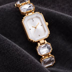 Calienne Women's Gemstone Bracelet Quartz Watch - White - Accessories > Watches > Bracelet Watches - Eric Muller - Image 2