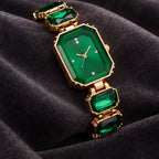 Calienne Women's Gemstone Bracelet Quartz Watch - Green - Accessories > Watches > Bracelet Watches - Eric Muller - Image 2
