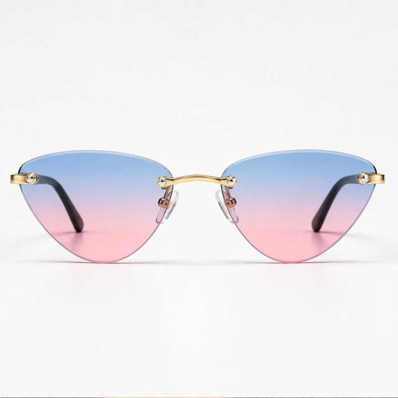 Calista Rimless Cat-Eye Shades - Dusk - sunglasses - Eric Muller - Image 2