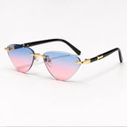 Calista Rimless Cat-Eye Shades - Dusk - Sunglasses - Eric Muller - Image 1