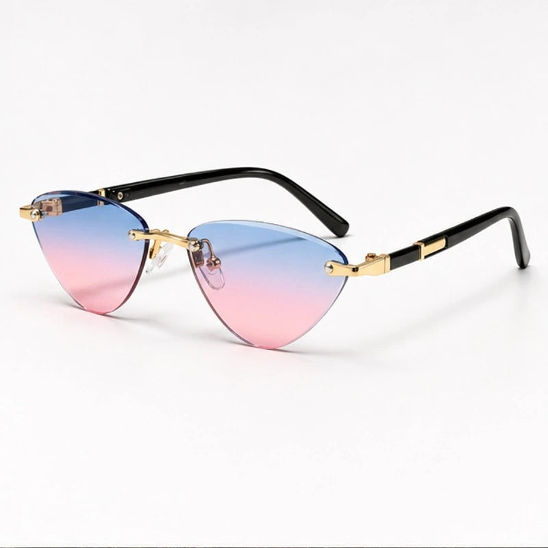 Calista Rimless Cat-Eye Shades - Dusk - Sunglasses - Eric Muller - Image 1
