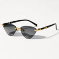 Calista Rimless Cat-Eye Shades - Smoke - Sunglasses - Eric Muller - Image 1