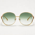 Callista Oversized Round Shades - Jade - sunglasses - Eric Muller - Image 2
