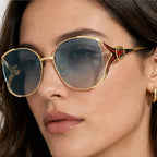 Callista Oversized Round Shades - Glace - oversized sunglasses - Eric Muller - Image 3