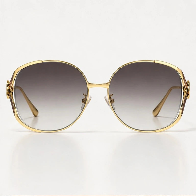 Callista Oversized Round Shades - Brume - sunglasses - Eric Muller - Image 2