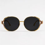 Callista Oversized Round Shades - Noir - sunglasses - Eric Muller - Image 2