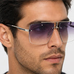 Calvar Rimless Shades - Violet - rimless sunglasses - Eric Muller - Image 3