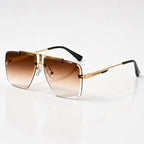 Calvar Rimless Shades - Amber - Sunglasses - Eric Muller - Image 1
