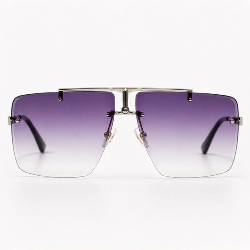 Calvar Rimless Shades - Violet - sunglasses - Eric Muller - Image 2