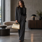 Capri Women's Structured Leather Handbag - Leopard-Gold - Bags & Accessories > Handbags > Top Handle Handbags - Eric Muller - Image 1