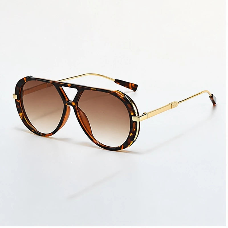 Caspian Aviator Shades - Brown - Sunglasses - Eric Muller - Image 1