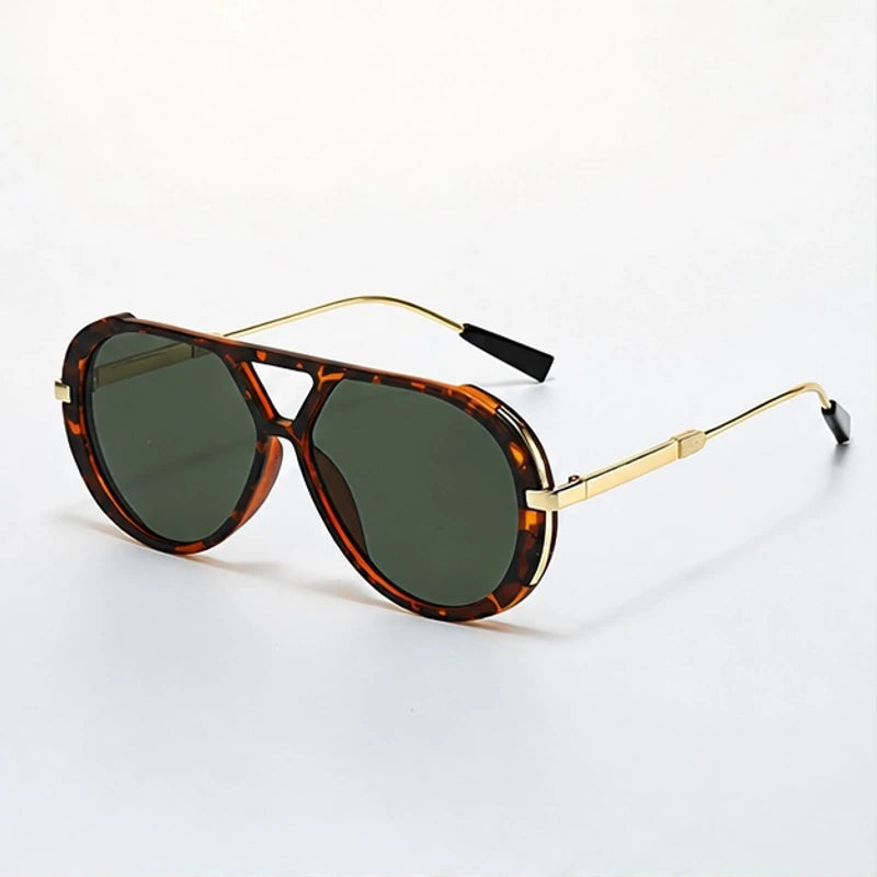 Caspian Aviator Shades - Green - Sunglasses - Eric Muller - Image 1