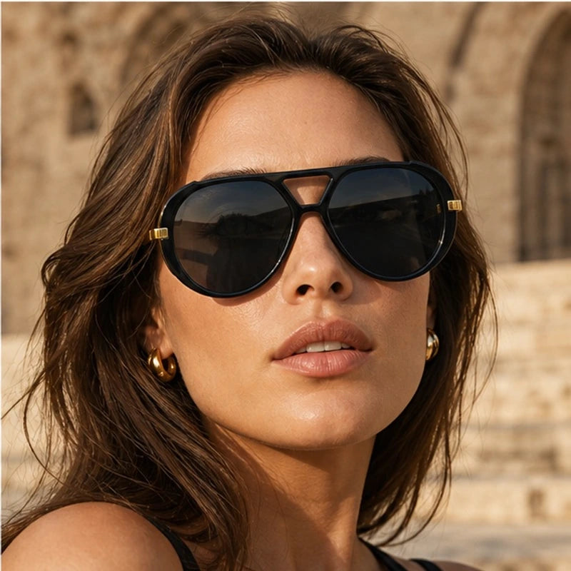 Caspian Aviator Shades - Midnight - aviator sunglasses - Eric Muller - Image 3