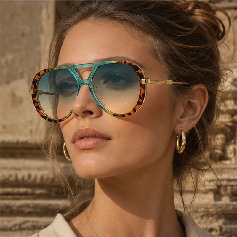 Caspian Aviator Shades - Turquoise - aviator sunglasses - Eric Muller - Image 3