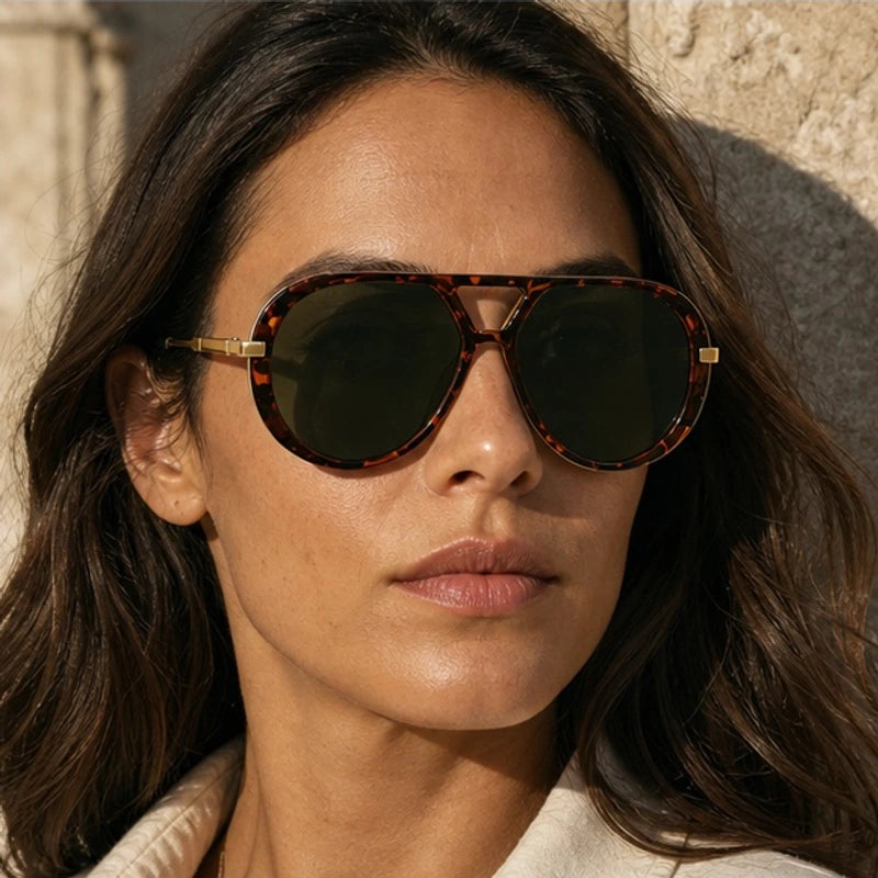 Caspian Aviator Shades - Green - aviator sunglasses - Eric Muller - Image 3